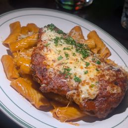 The Wise Guy signature dishes Chicken ParmesanRigatoni alla VodkaBuild Your Own Pizza